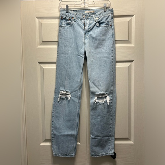 Levi Low-Pro Straight Leg Jeans- Size 24 - Picture 8 of 9